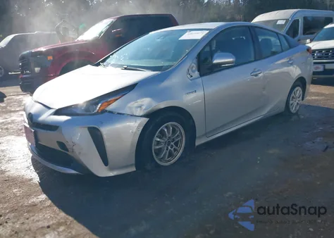 2021 Toyota Prius Le z USA, uszkodzony, nr VIN JTDKAMFU6M3142137
